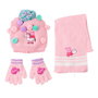 Bonnet et gants Peppa Pig Rose