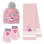 Bonnet et gants Peppa Pig Rose