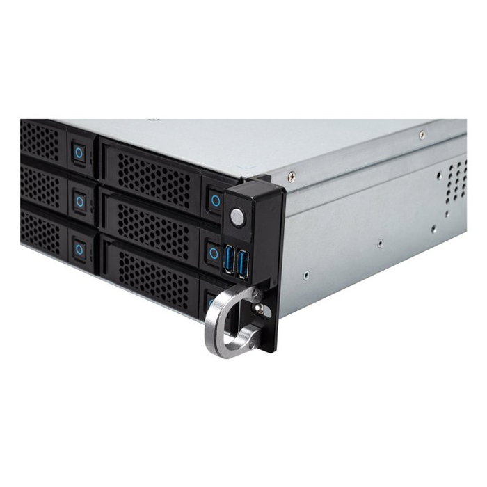 Unykach Boîtier Rack 2U 19 pouces Plata/Negro