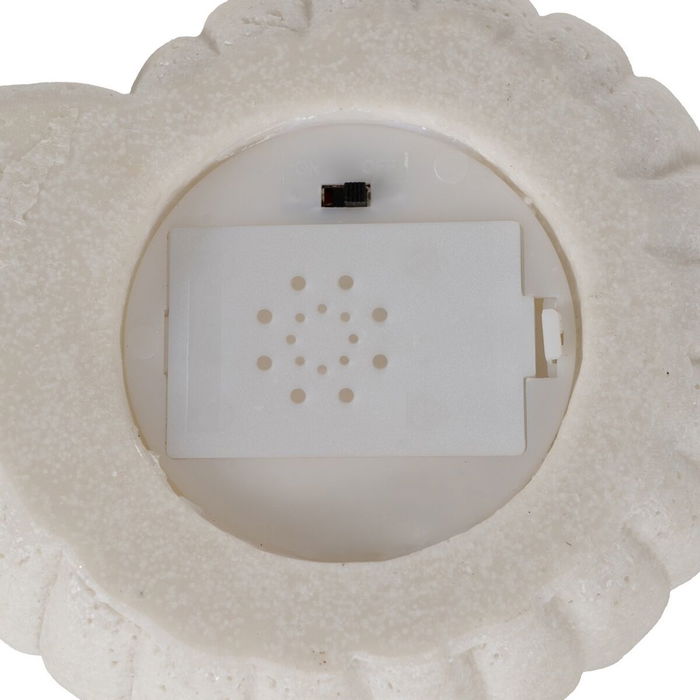 Lampe de bureau Blanc Résine Pierre Sable 13,8 x 12 x 6 cm