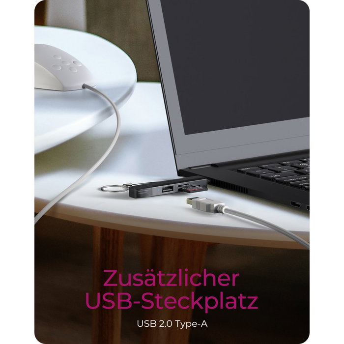 Icy ICY BOX IB-CR203-CU3 Lecteur de cartes 3-en-1 USB 3.2 Gen 1 USB-C/USB-A Icy ICY BOX IB-CR203-CU3 Lecteur de cartes 3-en-1 USB 3.2 Gen 1 USB-C/USB-A