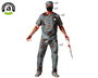 Déguisement de Chirurgien Macabre Adulte XXL avec Vêtements Tachés de Sang, Masque et Bonnet - Gris Polyester - Halloween Horreur
