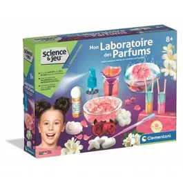 CLEMENTONI Kit de création de parfums - Mon laboratoire des parfums - Laboratoire scientifique pour enfants à partir de 8 ans