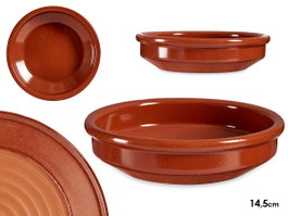 LA DEHESA Caquelon rond avec anses 14 cm couleur Miel