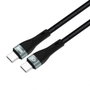 Conceptronic ETTA01B20 Câble USB-C vers USB-C 100W 2m Noir