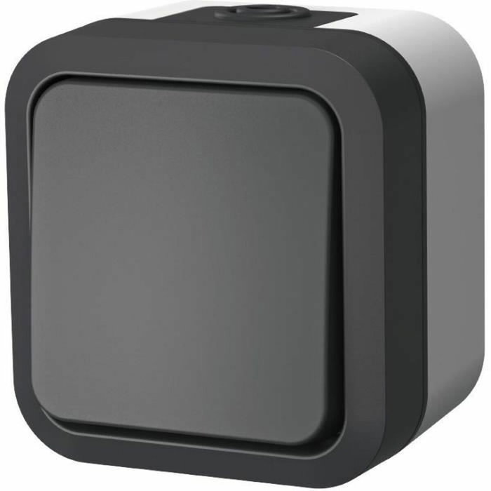 BigBuy Home Interrupteur à bouton-poussoir QUARX IP55 BigBuy Home Interrupteur à bouton-poussoir QUARX IP55