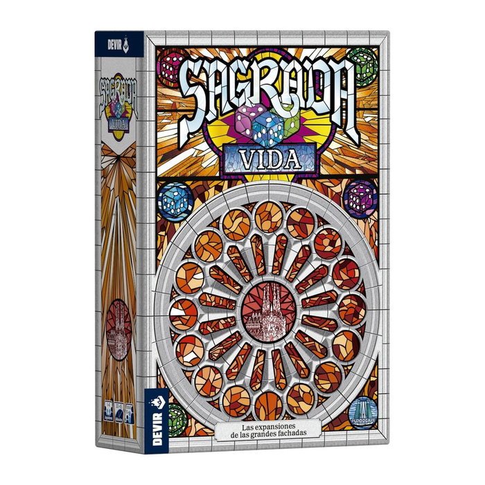 Devir Juego de Mesa Sagrada Vida Extension Grandes Fachadas Cartes Apprenti Des de Maîtrise 1-4 Joueurs 45 Min Castellano
