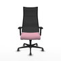 Piqueras y Crespo Chaise de Bureau Albacete Rose et Noir