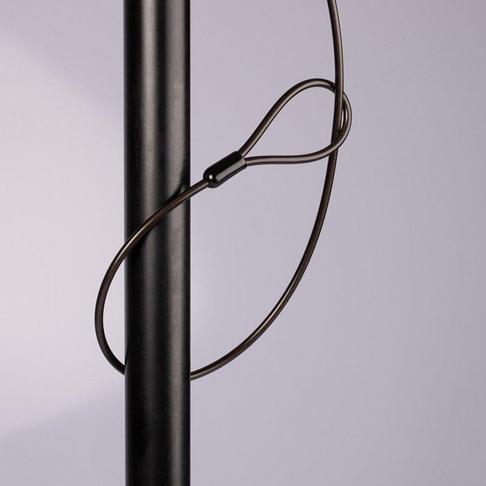 Lindy Câble de sécurité pour ordinateur portable 31112 avec verrou cylindrique et câble en acier - Sécurité pour PC portable et accessoires