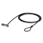 Lindy Câble de sécurité pour ordinateur portable 31112 avec verrou cylindrique et câble en acier - Sécurité pour PC portable et accessoires