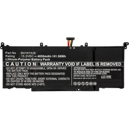 CoreParts Batterie pour ordinateur portable Asus, 61.56Wh, 15.2V, 4050mAh, Noir
