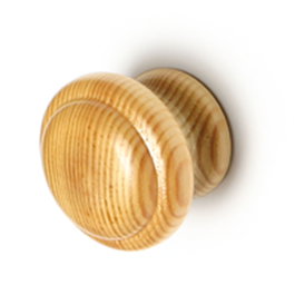 JBG Pomo en Bois Rino 40 Pin Transparent Diamètre 40 mm