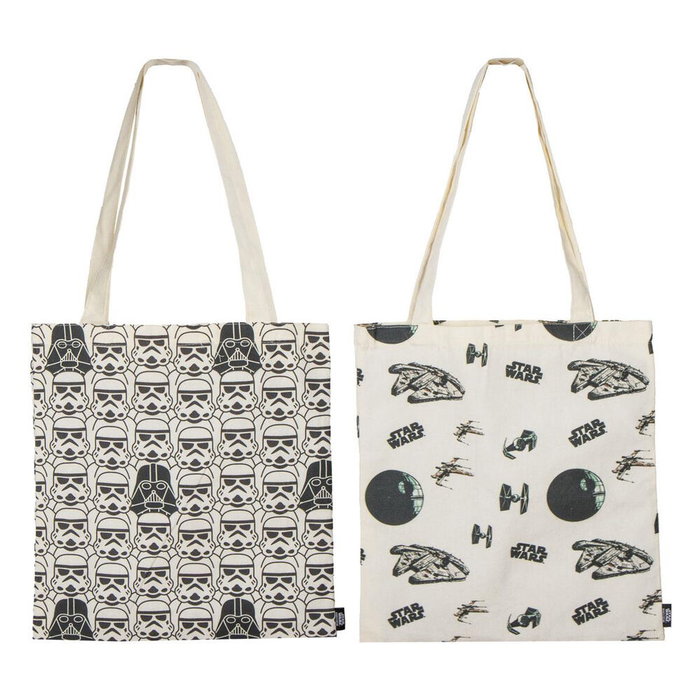 CERDÁ Sac shopping Star Wars Tote Bag - 48x43x17 cm - 70% polyester, 30% coton CERDÁ Sac shopping Star Wars Tote Bag - 48x43x17 cm - 70% polyester, 30% coton