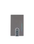 Piquadro Blue Square Porte-cartes en cuir Gris