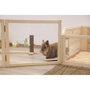 Kerbl Séparation pour enclos intérieur en Plexiglas Beige