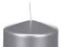 Acorde Vela Taco Plateada Large 10 cm - Bougie en Cire (Set de 12)