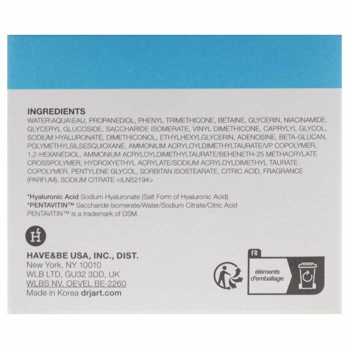 Dr.Jart+ VITAL HYDRA SOLUTION crème hydratante repulpante 50 ml