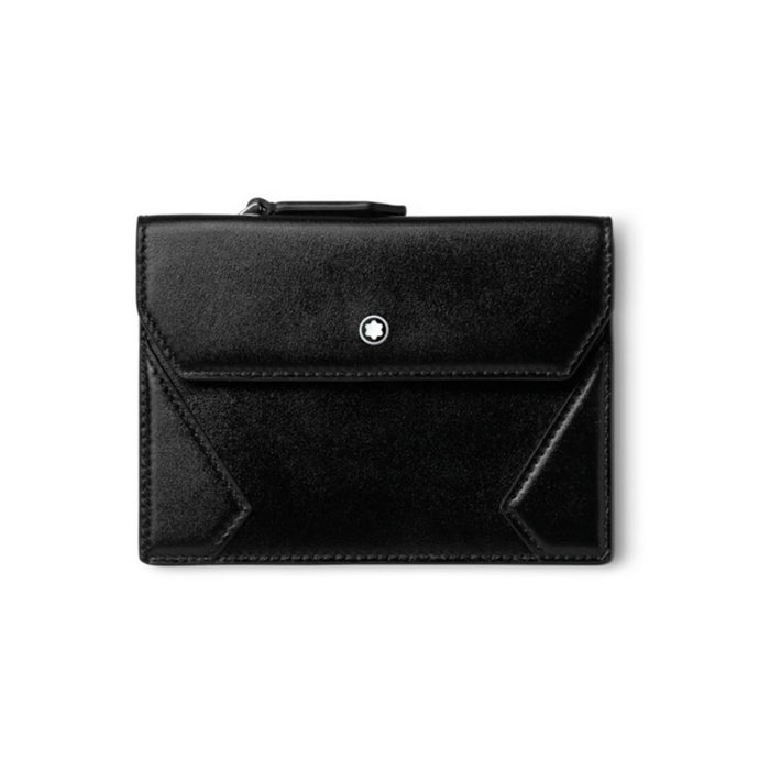 Montblanc MB129907 Porte-cartes en cuir noir Montblanc MB129907 Porte-cartes en cuir noir
