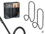 GIFTDECOR Set de 2 cintres à anneau noir