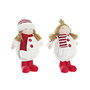 Figurine Décorative DKD Home Decor Noël Poupée Polyester Filles (17 x 11 x 28 cm) (2 Unités)