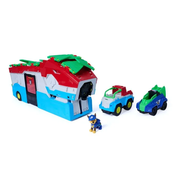 Paw Patrol Quartier Général Dino Mobile - La Pat' Patrouille - Le Film Mission Dino - SPINMASTER