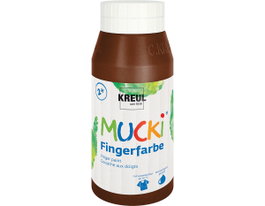Kreul Peinture à doigts marron 750ml