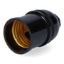 F-Line Porte-lampe noir E27 en bakélite (retractilado)