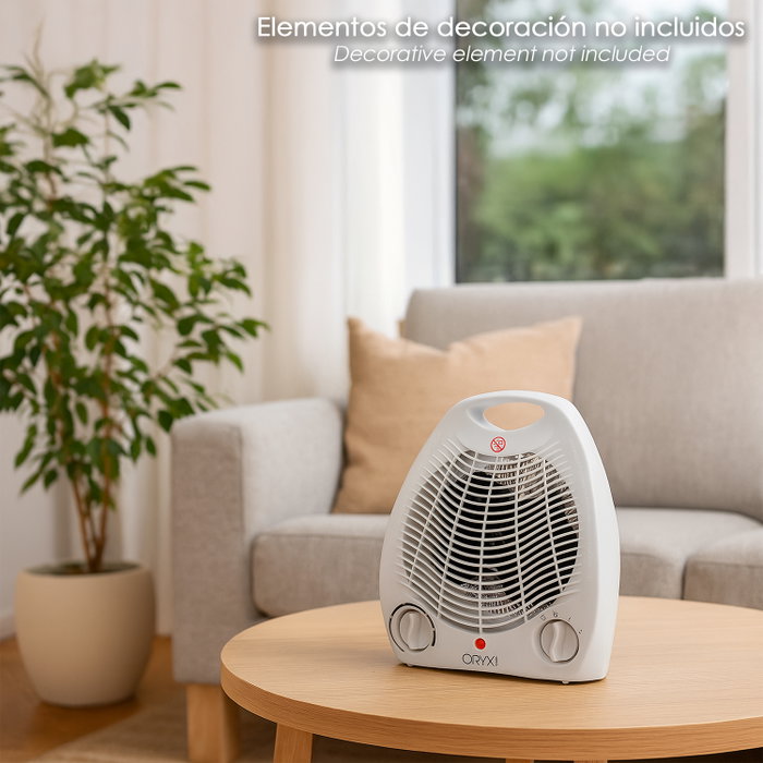 ORYX Termoventilador Ovalado 1000 / 2000 Watt
