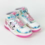 Cerdá Minnie T027 Chaussures sport enfant PVC avec lumières LED, taille 27, couleur argent