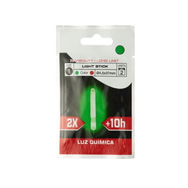 Kali Vers lumineux verts pour l'extrémité de la canne, 2 uds