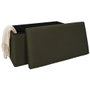 Home Deco Factory Pouf Pliable Atom Caqui