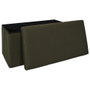 Home Deco Factory Pouf Pliable Atom Caqui