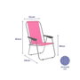 Marbueno Chaise Pliante Rose