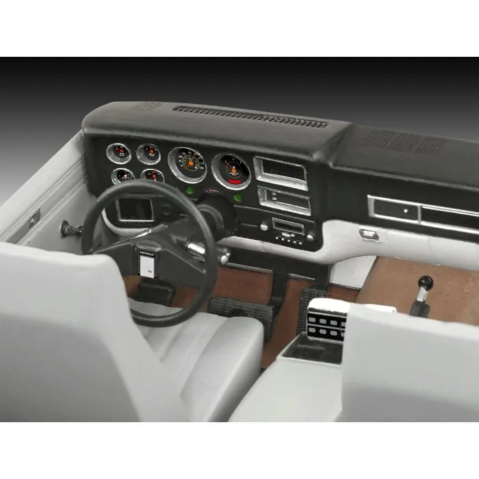 Revell - Maquette de voiture Chevrolet K5 Blazer Stranger Things - Échelle 1:25 avec colle, peintures et pinceaux - Maquette à monter