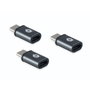 Conceptronic Kit d'adaptateurs OTG USB-C vers Micro USB, Pack de 3
