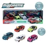 Majorette - Coffret Cadeau 5 Véhicules Majo SL Graffiti Edition Limitée #11 - 1/64 - Voitures Miniatures en Métal avec Portes Ouvrantes, Phares et Suspensions - Dès 3 Ans