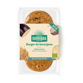 Obrador Sorribas Hamburguesa Berenjena Seitan Bio 80g x 2 unités