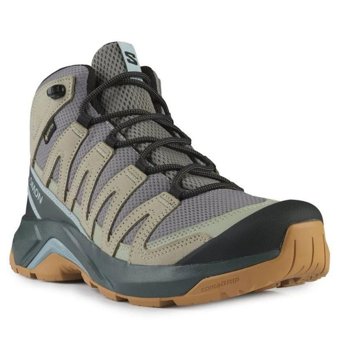 Chaussures de marche pour homme Salomon X-Adventure Recon Mid Olive Gris foncé XL