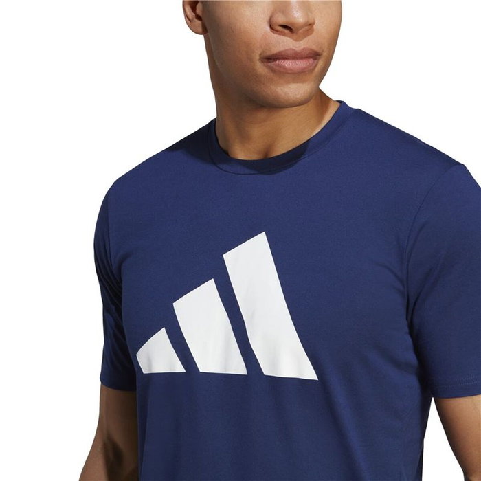 T-shirt à manches courtes homme Adidas Training Essentials Feel Ready Bleu foncé 5-6 Ans