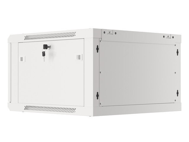 Lanberg Armoire rack mural 19 pouces 6U 600x600 Gris