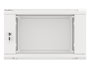 Lanberg Armoire rack mural 19 pouces 6U 600x600 Gris