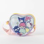 Cerdá - Sac à main en forme de cœur Hello Kitty - Sac pour fille - 15.0 x 14.0 x 4.0 cm - Bleu clair - À partir de 3 ans