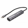 LINDY Hub USB-C 43384 Argent