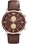 Armani AR0387 - Montre Homme Quartz Dorée et Marron