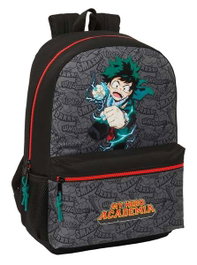 Safta Mochila Adapt.Carro My Hero Academia - Sac à dos adapté chariot, 30 x 46 x 14 cm, âge recommandé 3 ans
