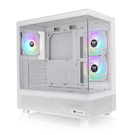 Thermaltake CA-1Y7-00M6WN-01 Boîtier PC View 270 Plus TG ARGB Blanc - Panneau latéral en verre trempé