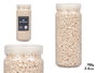 Giftdecor Bocal Pierre Métallisée 2-5 mm 700 g Crème (Set de 12)