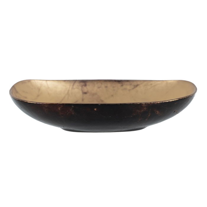 Saladier Marron Noir Verre 10 x 15,5 x 4 cm