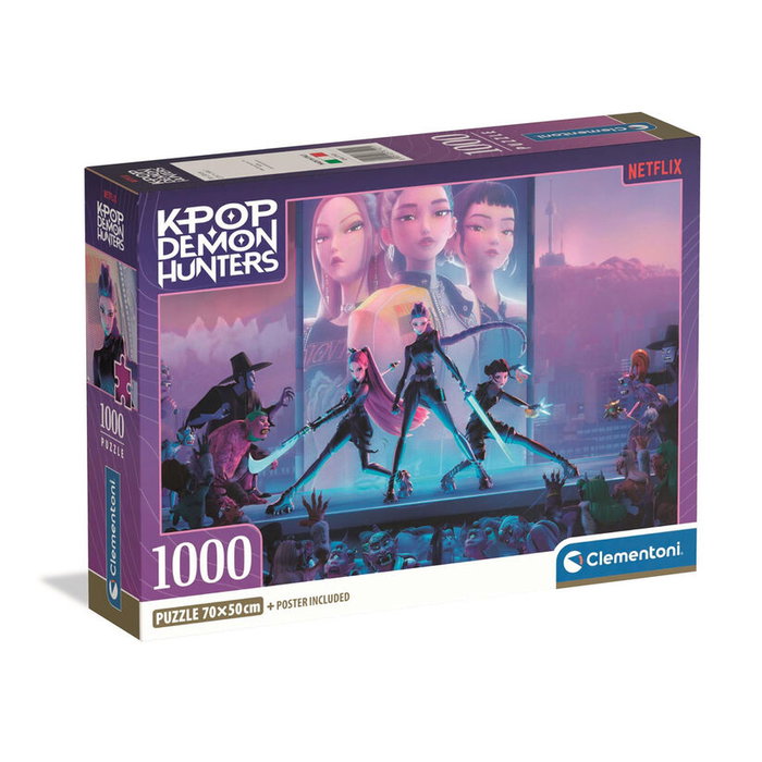 Clementoni Puzzle K-Pop Demon Hunters 1000 Pièces