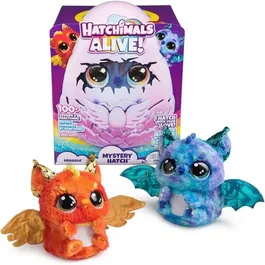 Spin Master Hatchimals Alive Draggle - Œuf Secret à Éclosion Interactive, Jeu d'Imitation et de Soins avec Sons et Réactions, Jouet Enfant 5 ans et plus
